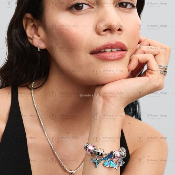 Pandora Dragonfly Double Dangle Charm - Picture 5 of 6